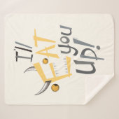 Ik eet je op grafisch sherpa deken (Voorkant (horizontaal))