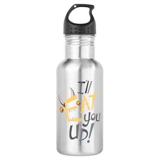 Ik eet je op grafisch waterfles (Voorkant)
