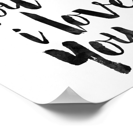 Ik eet je wel op. Ik hou van je. Poster (Hoek)