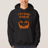 Ik eet kleine kinderen Halloween zwanger kostuum Hoodie (Voorkant)