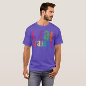 Ik eet kleurpotloden retro t-shirt (Voorkant volledig)