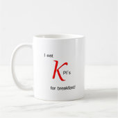 Ik eet KPI's voor ontbijt Koffiemok (Links)