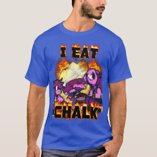 Ik eet krijt Susie Deltarune grappig cadeau T-shirt