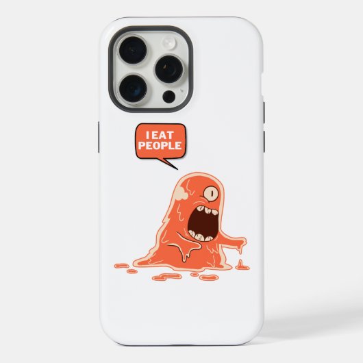 ik eet mensen iPhone hoesje (Achterkant)
