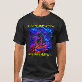 Ik eet microplastics t-shirt (Voorkant)