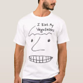 Ik eet mijn groenten t-shirt (Voorkant)