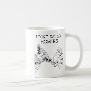 Ik Eet Mijn Homies Niet Grappig Vegetarisch Vegan Koffiemok