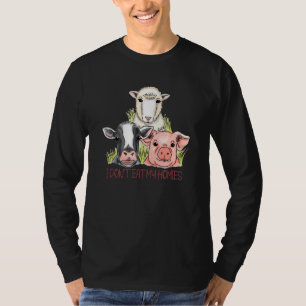 Ik eet mijn Homies niet Plantaardig Vegetarisch Ve T-shirt