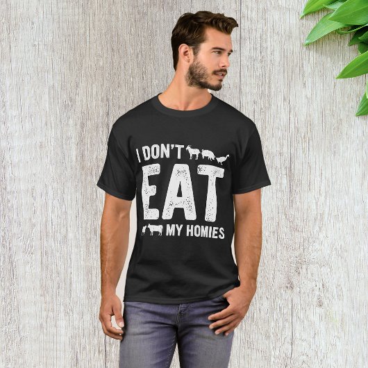 Ik eet mijn huizen niet t-shirt