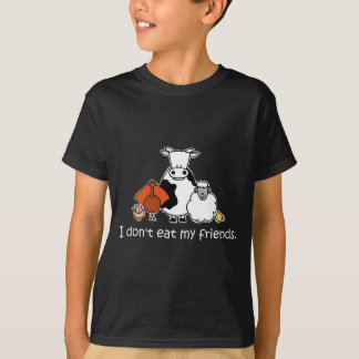 Ik eet mijn vrienden niet op t-shirt