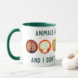 Ik eet mijn vrienden niet op - vegans mok