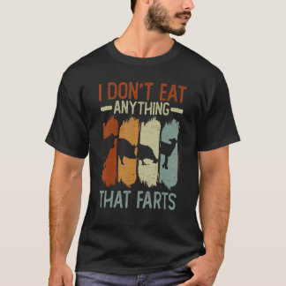 Ik Eet Niets Dat Boeren Laat Veganisme Plantaard T-shirt