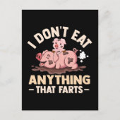 Ik Eet Niets Dat Boert Briefkaart (Voorkant)