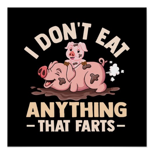 Ik Eet Niets Dat Boert Perfect Poster (Voorkant)