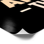 Ik Eet Niets Dat Boert Perfect Poster (Hoek)