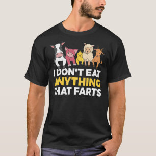 Ik eet niets dat de boeren Veganer und Vegetar ete T-shirt