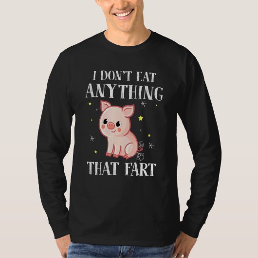 Ik eet niets dat zo gek is - Vegan T-shirt (Voorkant)