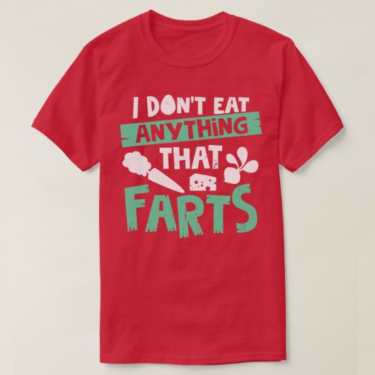 Ik eet niets dat zo leuk is t-shirt (Design voorkant)