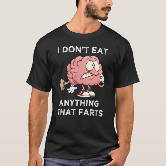 Ik eet niets dat zo leuk is t-shirt (Voorkant)