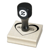 Ik eet papier rubberstempel (Stempel)