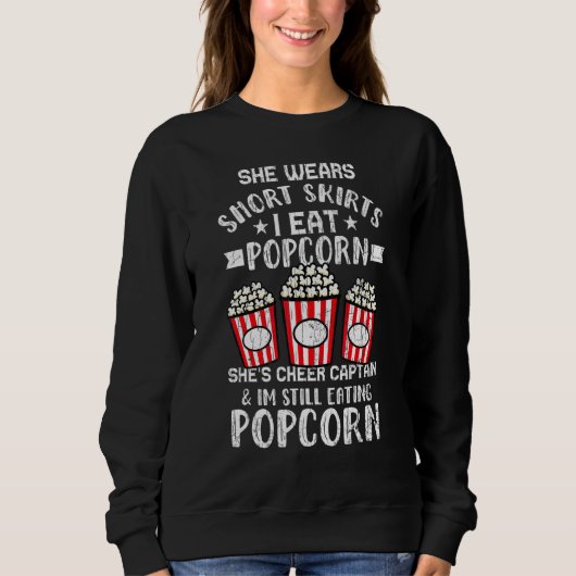 Ik eet Popcorn Pop Corn Eater Graphic Trui (Voorkant)