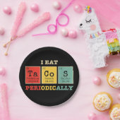 Ik eet regelmatig taco’s papieren bordje (Feest)