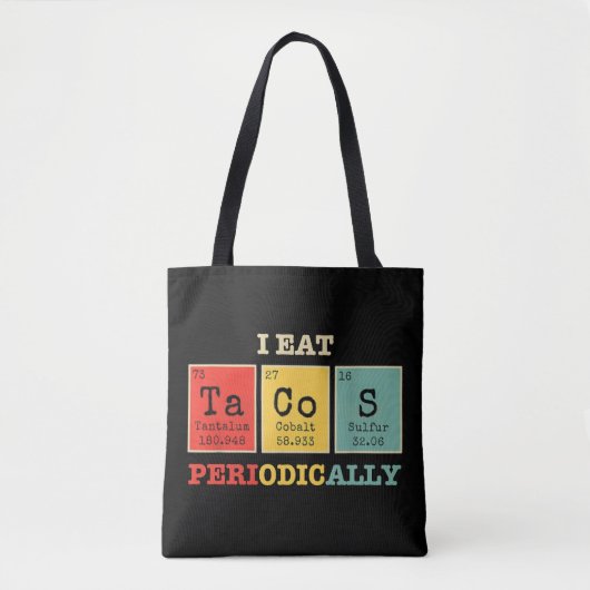 Ik eet regelmatig taco’s tote bag (Voorkant)