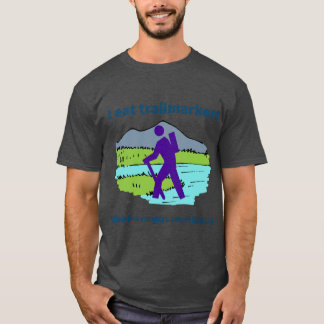 Ik eet routemarkeringen als de boswachters niet ki t-shirt