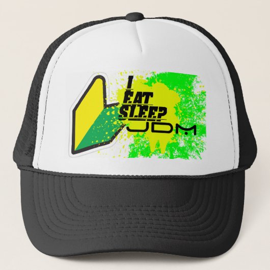 Ik eet, slaap jdm trucker pet (Voorkant)