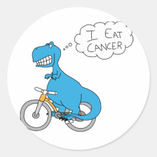 Ik eet sticker tegen kanker