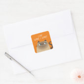 Ik Eet Wat Ik Wil Kat Sticker Grappige Siamese (Envelop)