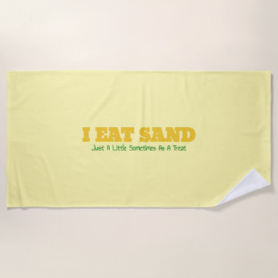 Ik Eet Zand Strandlaken