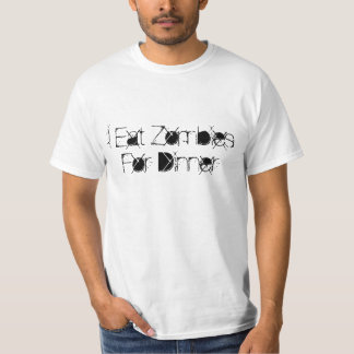 Ik eet zombies bij het diner T-shirt