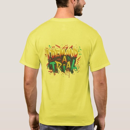 Ik eis een rechtszaak, shirt (Achterkant)