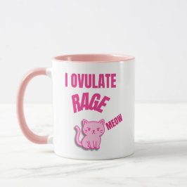 Ik Eis Ovulatie Woe Meow – Grappige Hormoonkat Mok