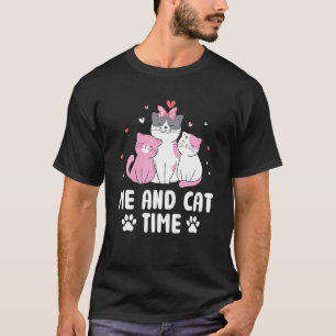 Ik en Cat Time Cat Hobby Kitten Pastime Cat mam 1 T-shirt