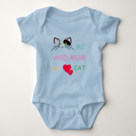 Ik en hou van CAT Baby T-shirt