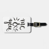 Ik en jij bagagelabel (Voorkant horizontaal)