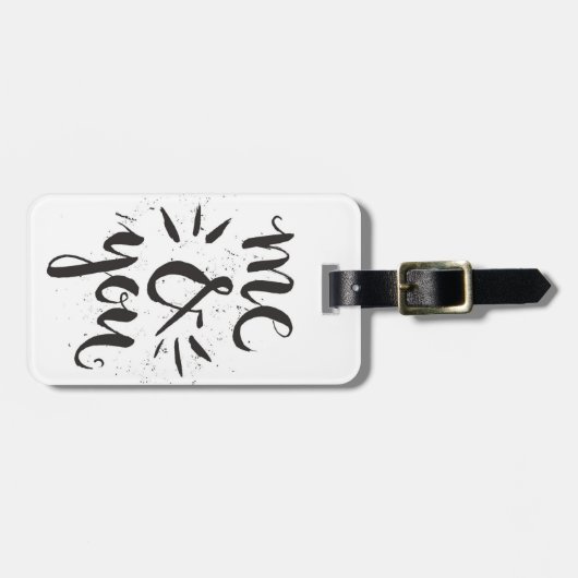 Ik en jij bagagelabel (Voorkant horizontaal)