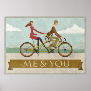 Ik en jij Bike Poster