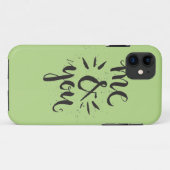 Ik en jij Case-Mate iPhone case (Achterkant (horizontaal))