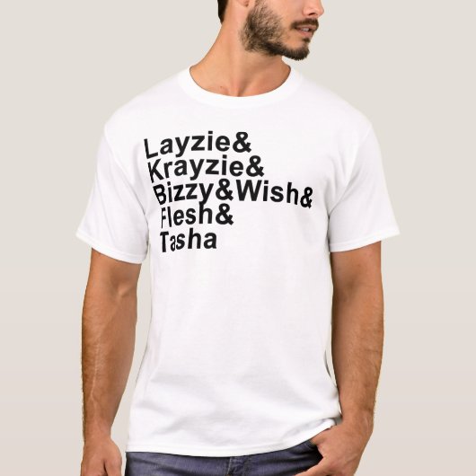 Ik en jij en Bone (zwart schrijven) T-shirt (Voorkant)