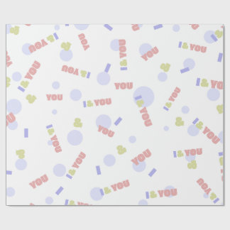Ik en Jij Persoonlijke Cadeaubekleding - Romantisc Cadeaupapier