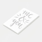 Ik en jij post-it® notes (Schuin)