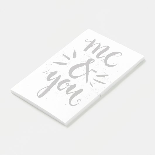 Ik en jij post-it® notes (Schuin)