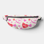 Ik en jij romantische harten Fanny Pack Heuptasje (Liggend)