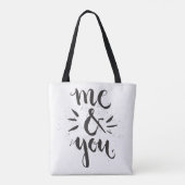 Ik en jij tote bag (Achterkant)