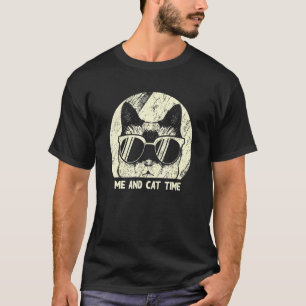 Ik En Kat Tijd Kat Hobby Kitten Tijdverdrijf Kat T-shirt