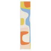 Ik en mijn Abstracte Bohemen-pasta's Korte Tafelloper (Voorkant)