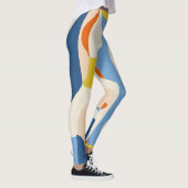 Ik en mijn Abstracte Bohemen-pasta's Leggings (Rechts)